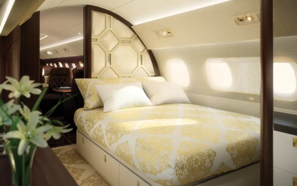 Private jet bed